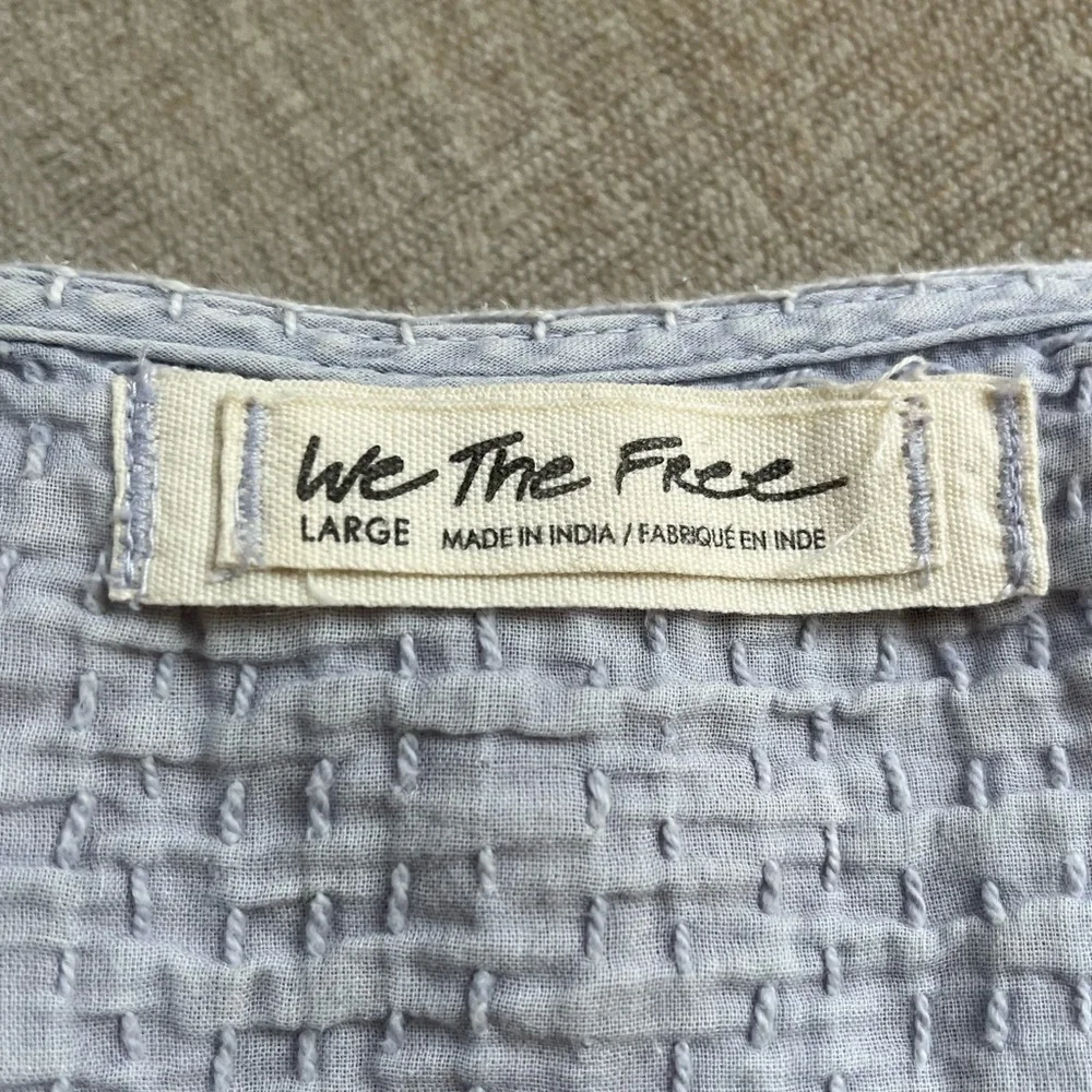 Free People Lilac Colored Cool Meadow Top. Women’s Size L. - Picture 11 of 13